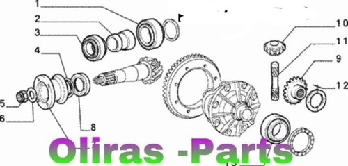 Kit revisione pignone - kit,